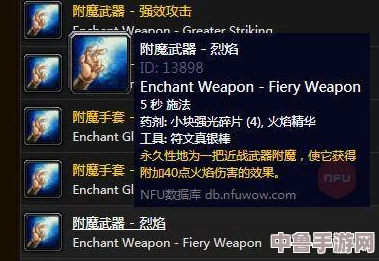 探索WOW怀旧服：精选盾牌附魔方案，重温经典防御之光！
